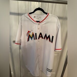 Giancarlo Stanton authentic marlins jersey